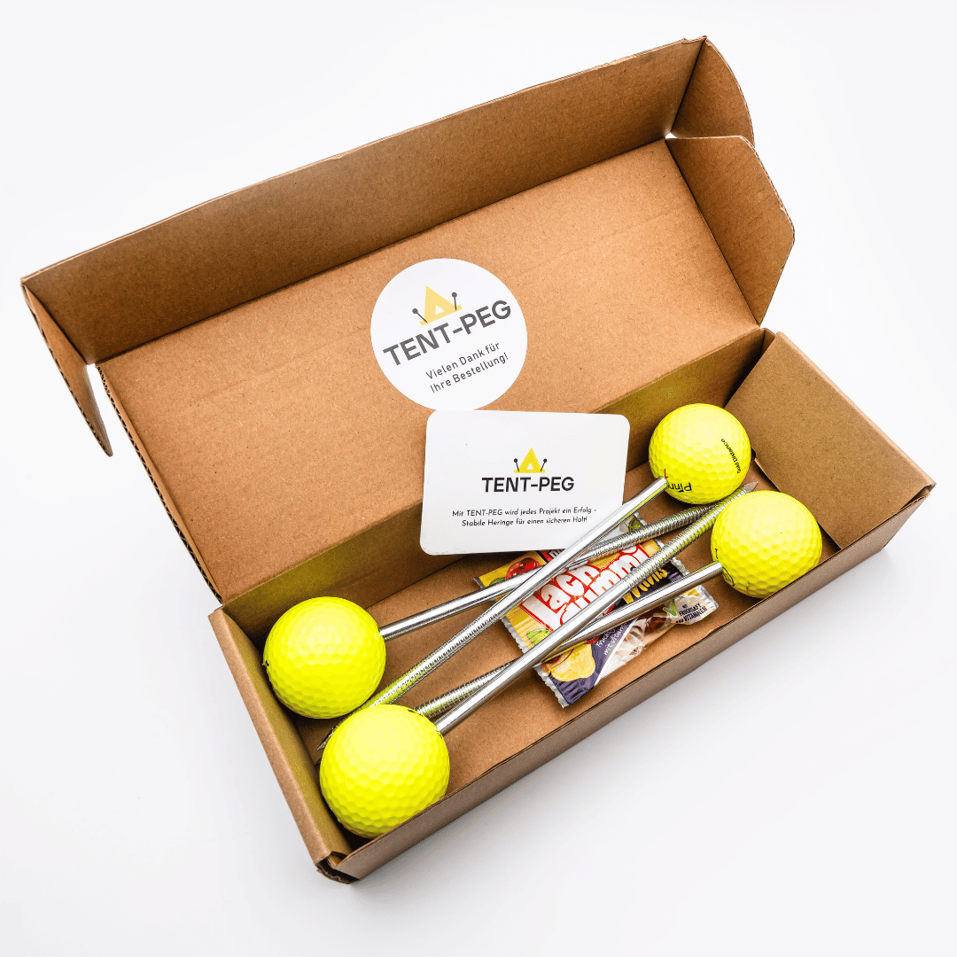 Tent-Peg 4er Set inkl. Aufbewahrungsbeutel